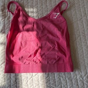 Gymshark Hot Pink Seamless Crop Tank Top